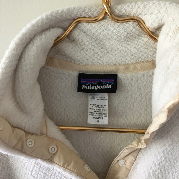 Patagonia White Fleece Jacket - Picture 3 of 5